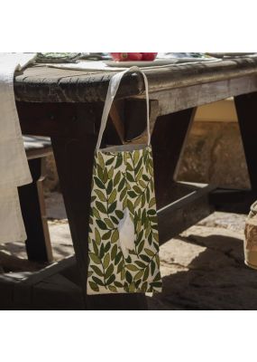 Tree Leaves Embroidered Tissue Box Cover