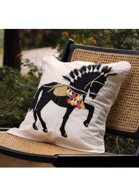 Arabian Horse Cushion Cover