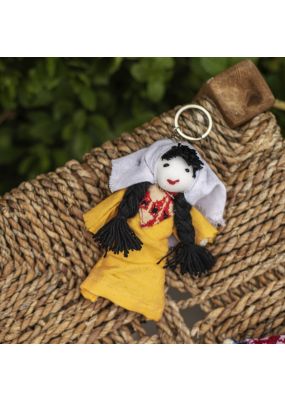 Traditional Woman Doll Key Chain