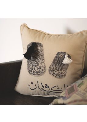 Thimbles Cushion with Tassels