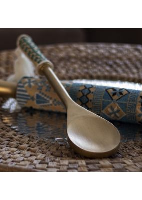 Wooden Spoon with Embroidery