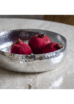 Hammered Metal Deep Plate