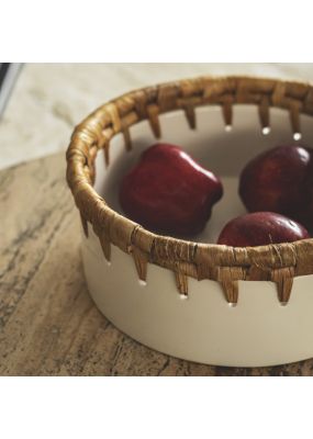 Ceramic-Banana Leaf Bowl
