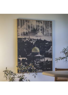 The Dome of the Rock Embroidered Wall Hanging (Frameless)