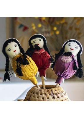 Traditional Doll on a Stick