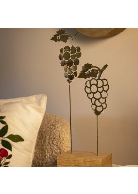 Double Grape Bunch Decorative Stand