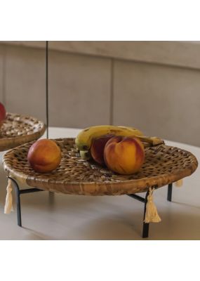 Handwoven Tray with Stand