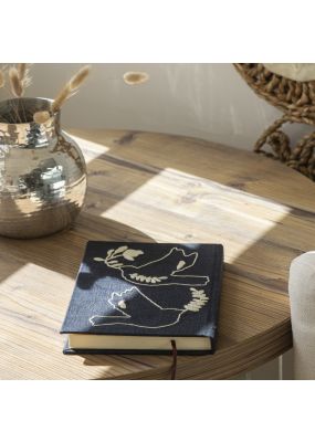 Flying Doves Embroidered Large Notebook